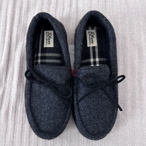 Men’s Grey Dluxe Dearfoams Slippers